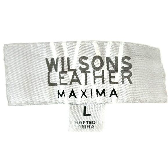 Y2K Wilsons Leather Maxima Suede Tapered Waist Jacket Womens Size L Brown - Picture 6 of 8